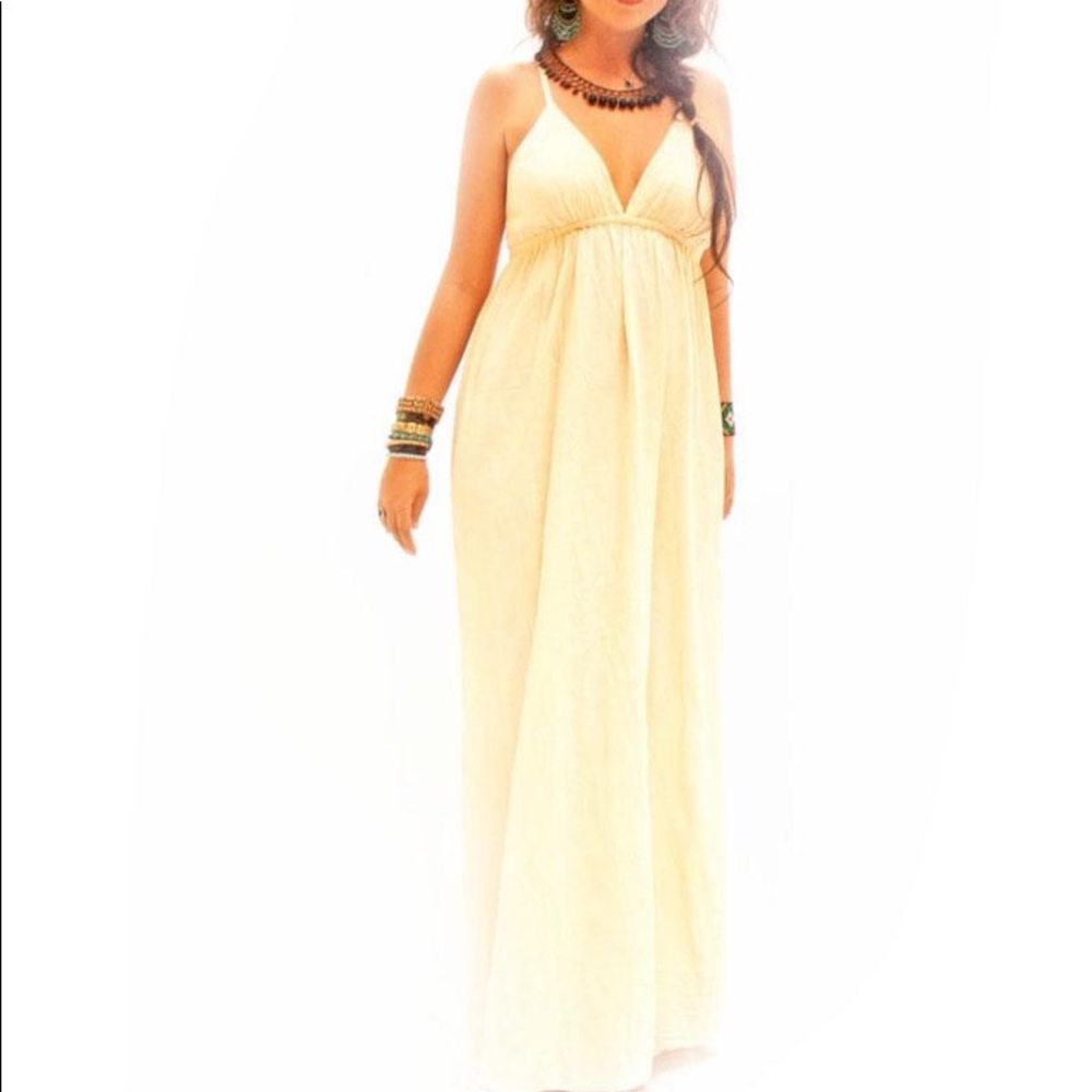 Frida Mexican Maxi Dress Boho Chic summer